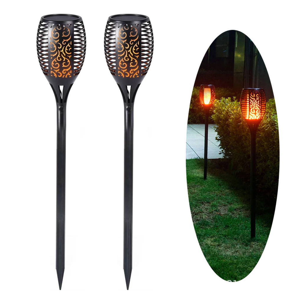 Beautiful energy-saving solar flame lights 