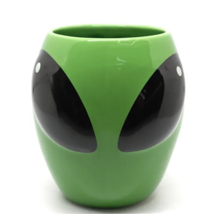 Unique Alien Shape Alien Ceram Mug Creative Fancy Coffee Porcelain Cup