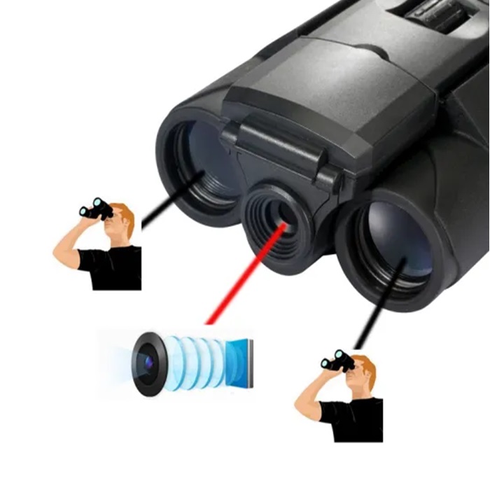 HD 720p Digital Video Camera Binocular Telescope 10X25 Zoom Binoculars Telescope DVR Photo