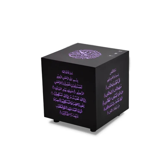 Sala-Deco - LED Blue Tooth Speaker Quran Koran Reciter Speaker 8g MP3 FM Radio Speaker Remote Control 25 Languages Muslim Gift