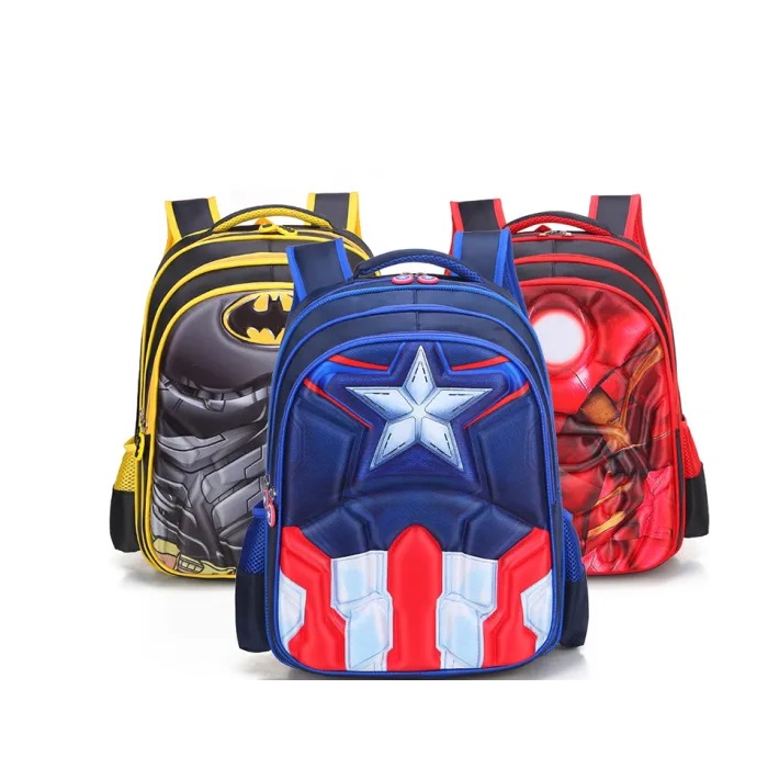 Cartoon 3D Printing Kids EVA Backpack School Bag