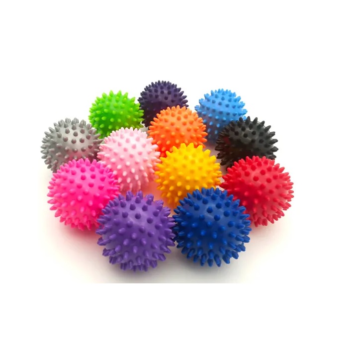 9cm/7.5cm/6.5cm/5.5cm New Designed Promotional Mini Massage Ball PVC