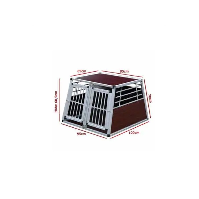 Aluminum Pet Cage Comfortable Dog Crate Hunde Box Dog Kennel