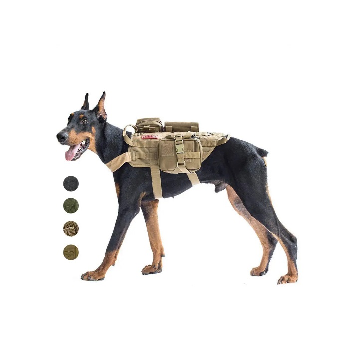 Outdoor Cool Pet Clothing Working Dog Clothes Hunting Dog Vest Suit for Large Dog