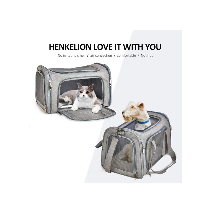 Pet Carry Dog Transport Carrier Airline Approved Bag Folding Pet Carrier