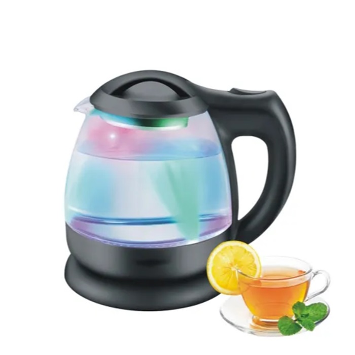 3 Colors LED Light Most Popular Electric Kettle 1.8L1800W Glass Body Design Electric Water Kettle Glass