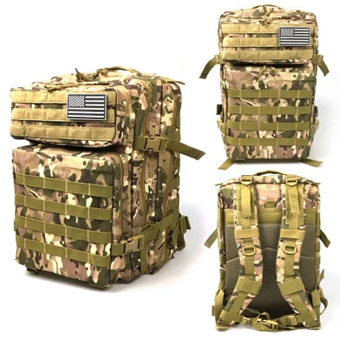 Wholesale OEM Large Capacity 30L Outdoor Sports 3p Tactical Camping Military Backpack Bags